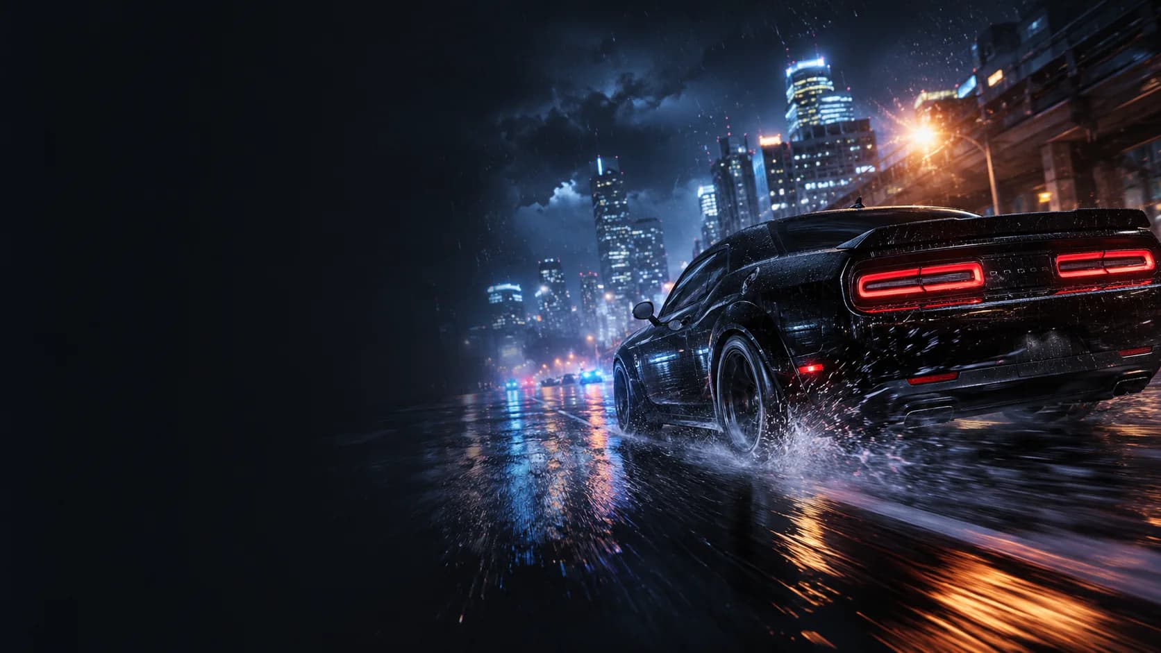Escena urbana de acción que representa la ambición de IRP Studios