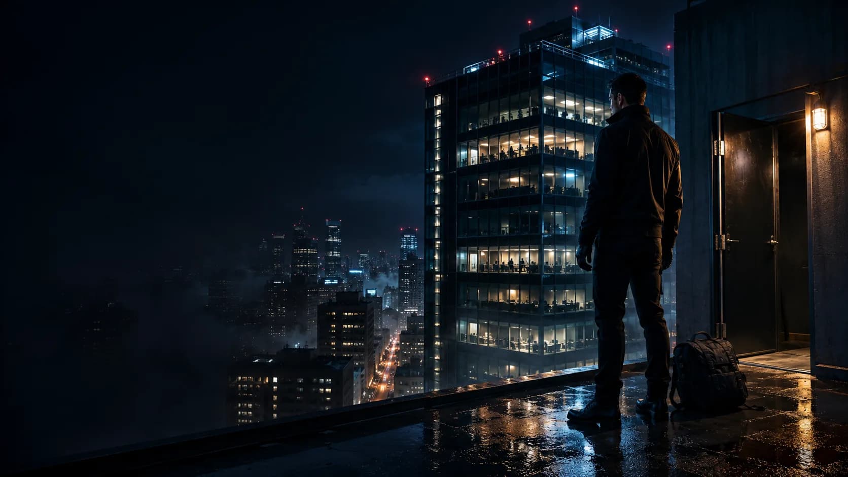 Escena tecnológica que representa el proceso creativo y técnico de IRP Studios